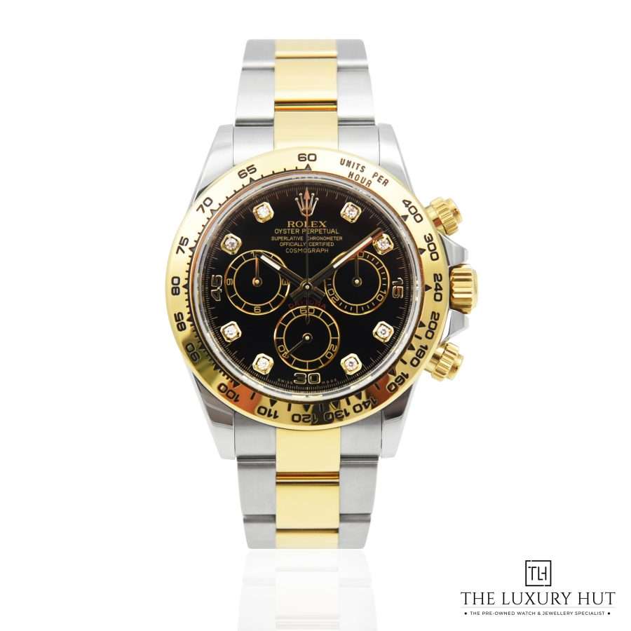 Rolex Daytona Bi Metal Black 50028 a