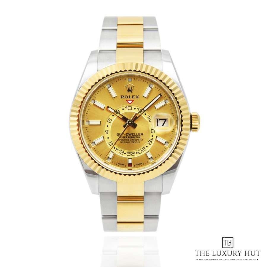 Rolex Sky Dweller Champagne 43852 a