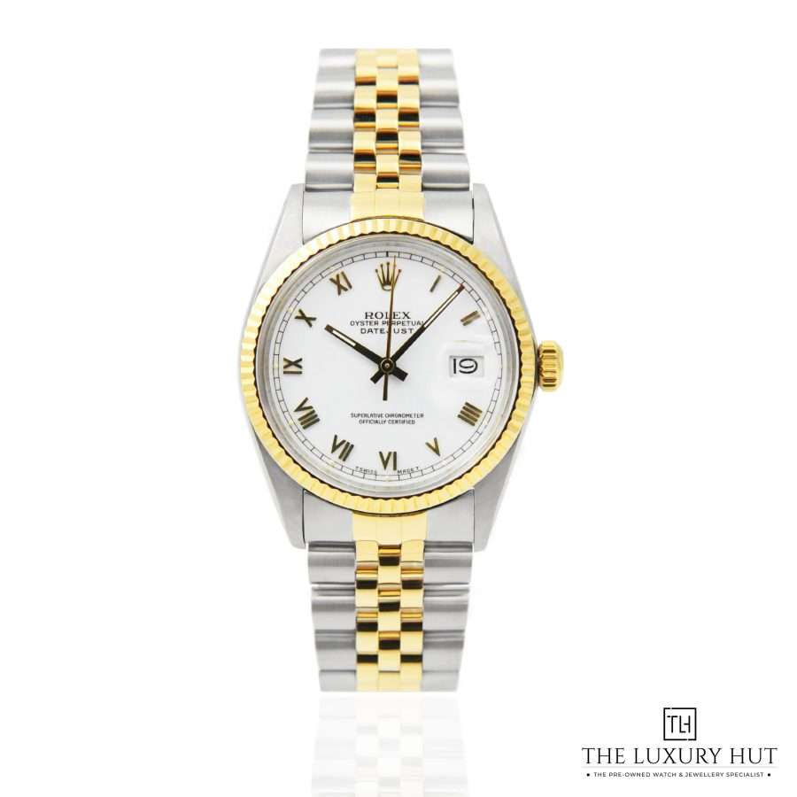 Rolex Datejust 36 Bi Metal White 50171 a