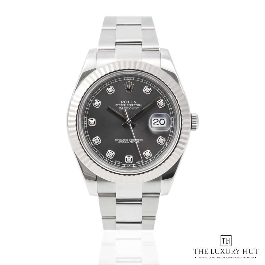 Rolex Datejust II Rhodium Diamond 50160 a