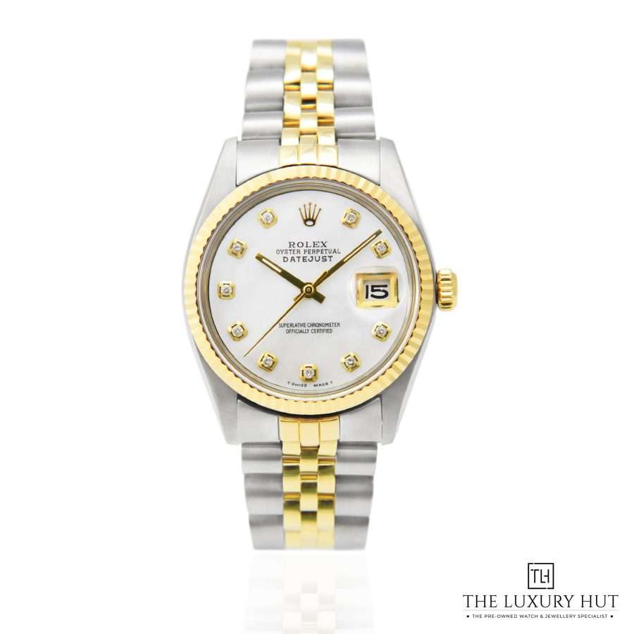 Rolex Datejust 36 Bi Metal White MOP 50181 a