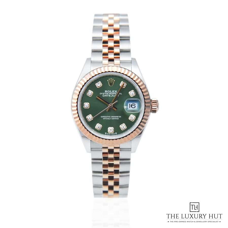Rolex Lady Datejust Bi Metal Green 50292 a
