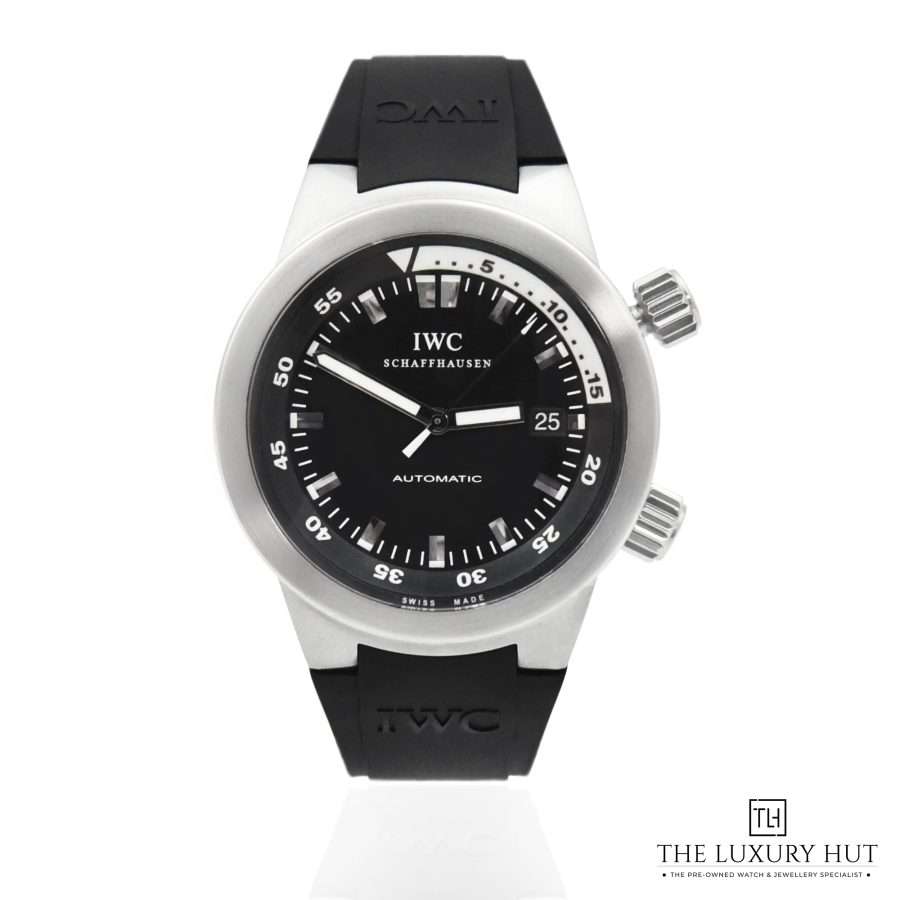 IWC Aquatimer Steel 42mm Black 40868 a