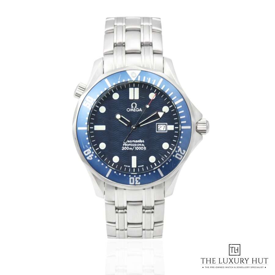 Omega Seamaster Steel 41 Blue 50518 a