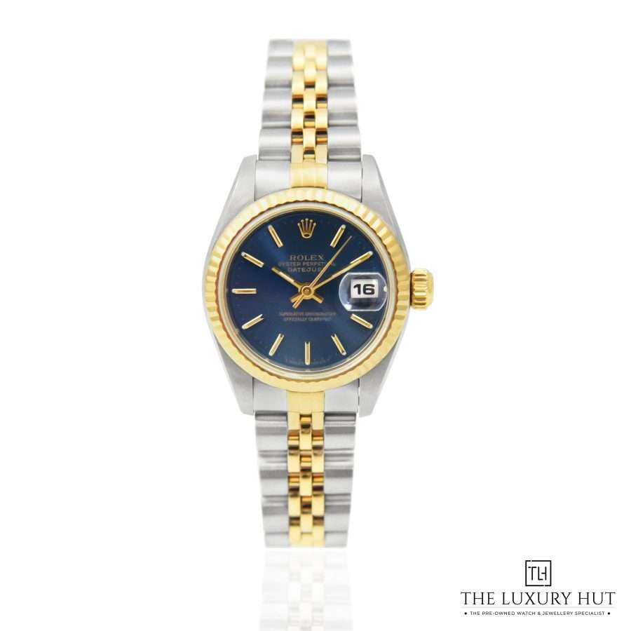 Rolex Lady Datejust Bi Metal Blue 201223 a