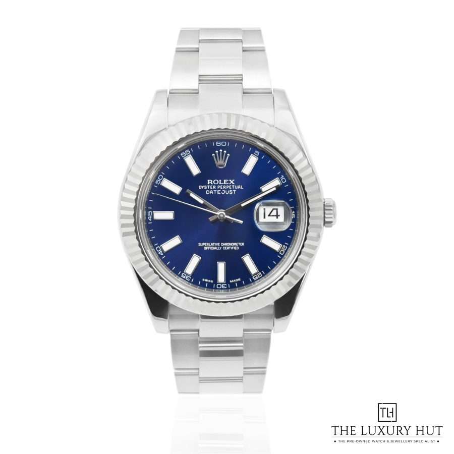 Rolex Datejust II 41mm Blue Dial LB149 a