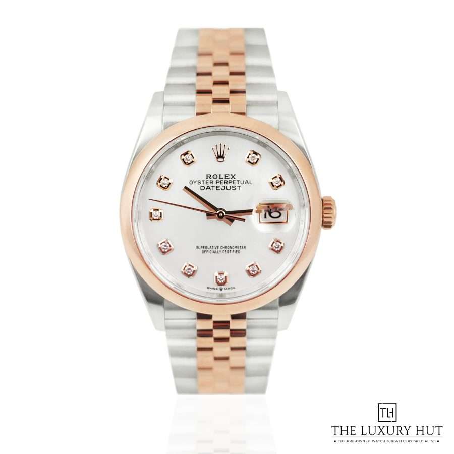 Rolex Datejust 36 White MOP Diamond 50708 a