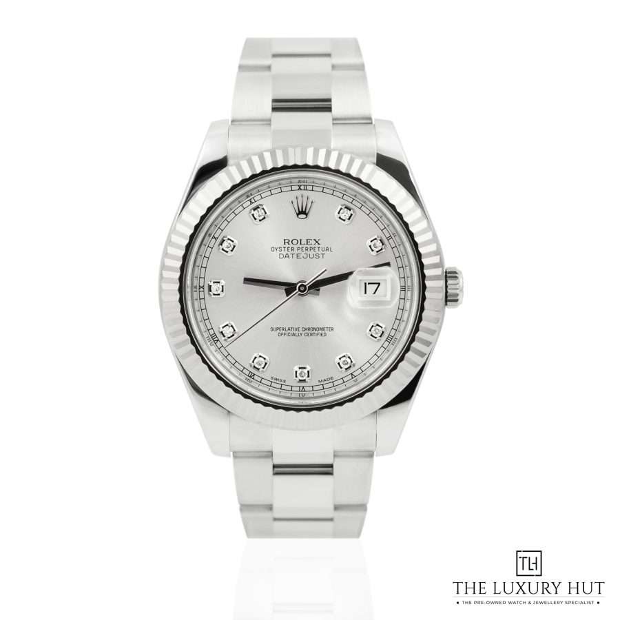 Rolex Datejust II Silver Diamond LB252 a