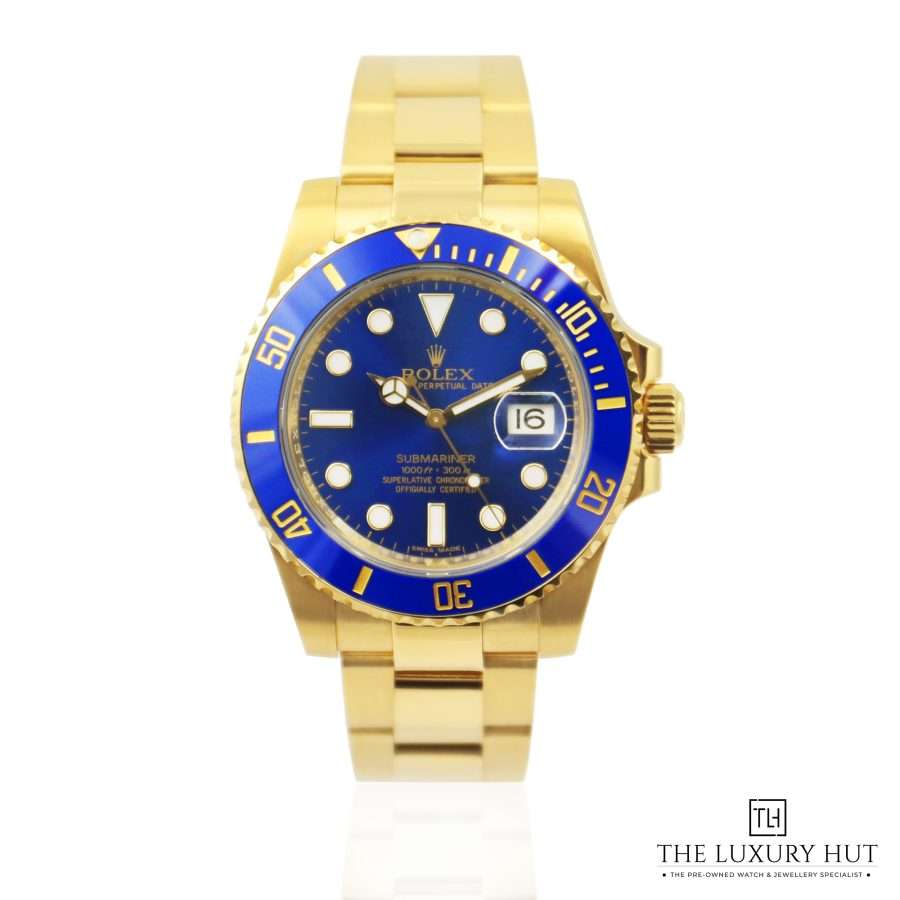Rolex Submariner Yellow Gold Blue LB259 a