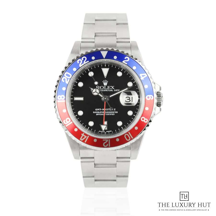 Rolex GMT Master II Pepsi Steel Black 51020 a