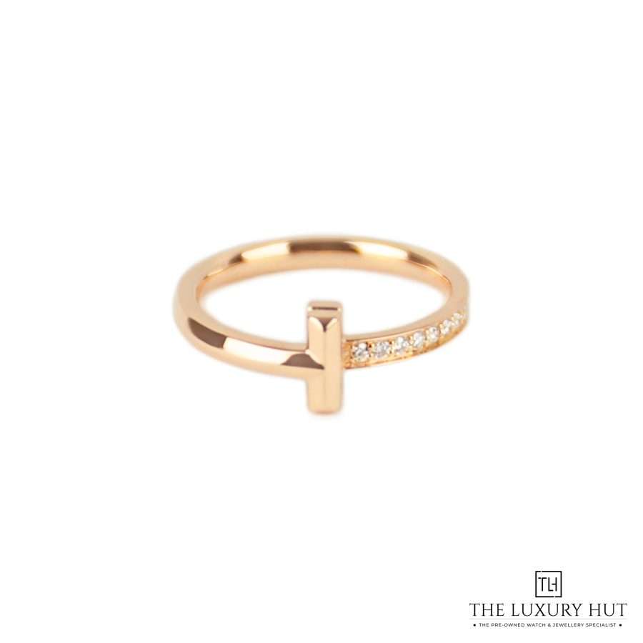 Tiffany Rose Gold Diamond T1 Ring 51037 a
