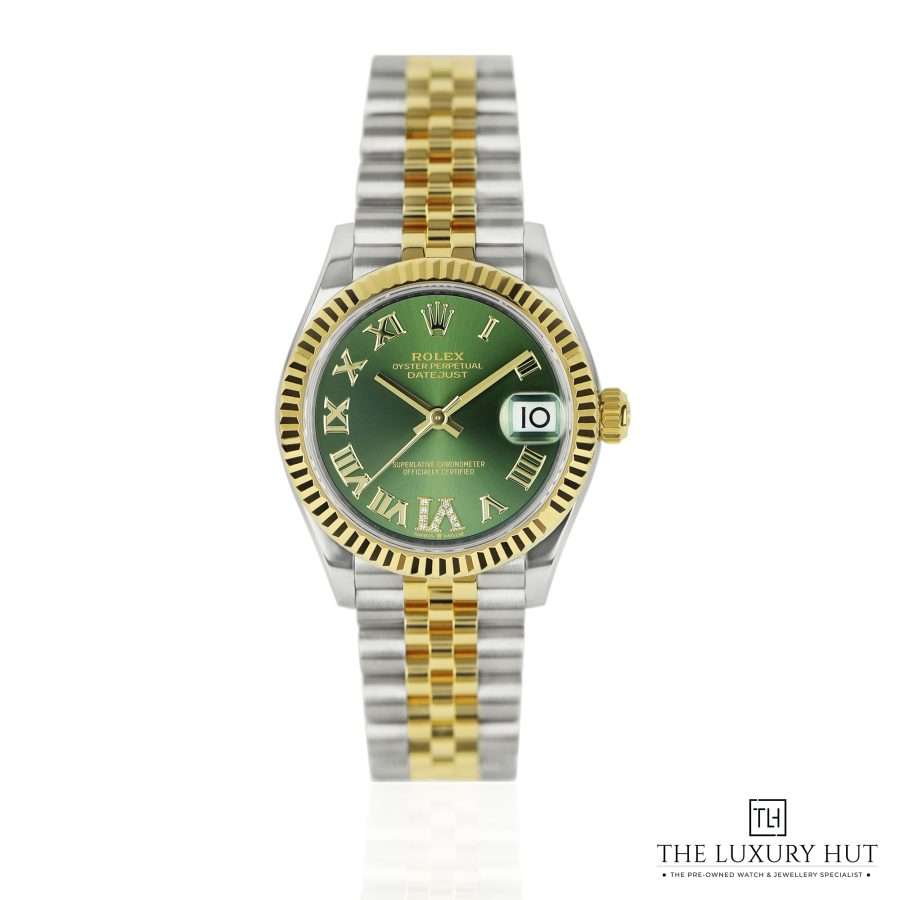 Rolex Datejust 31 Bi Metal Olive Green LB349 a