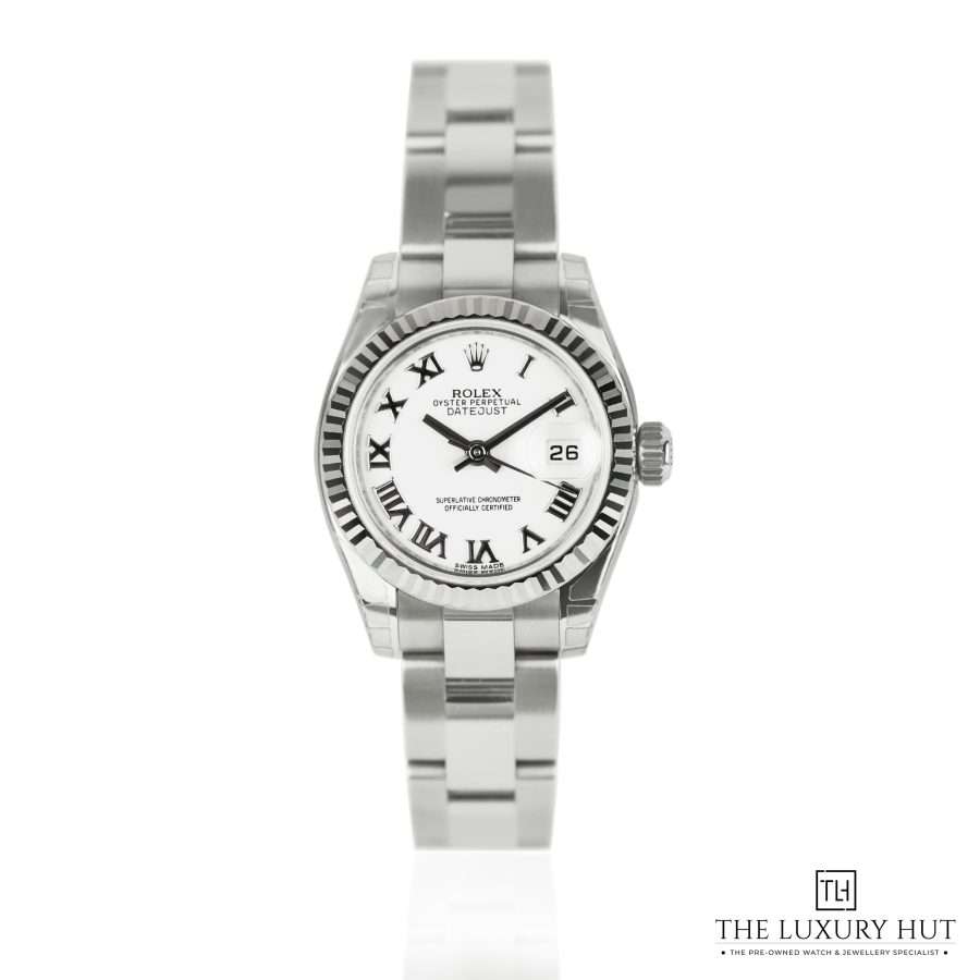 Rolex Lady Datejust Steel 26 White Dial 51116 a
