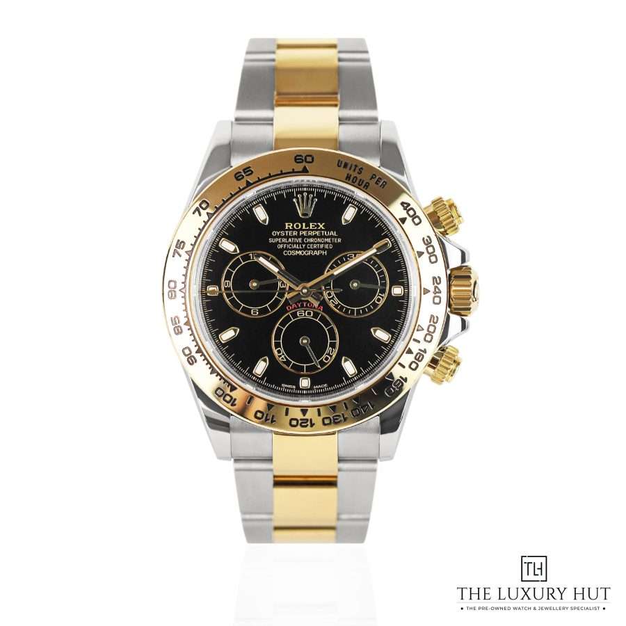 Rolex Cosmograph Daytona Bi Metal Black LB410 a