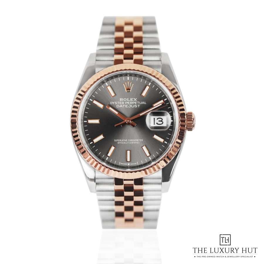 Rolex Datejust 36 Bi Metal Slate Dial LB419 a