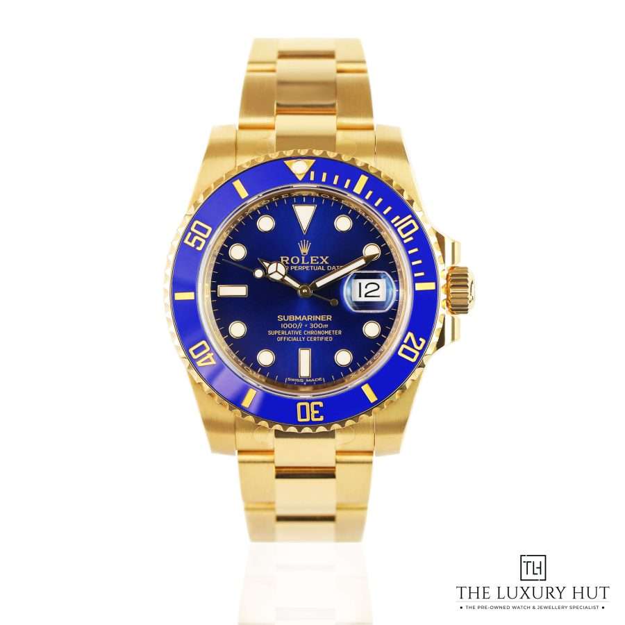 Rolex Submariner Date Yellow Gold Blue 51136 a