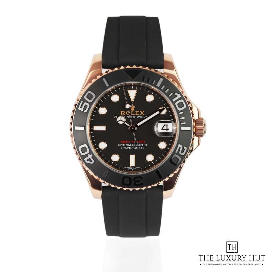 Rolex Yacht Master 37 Rose Gold Black 51240 a