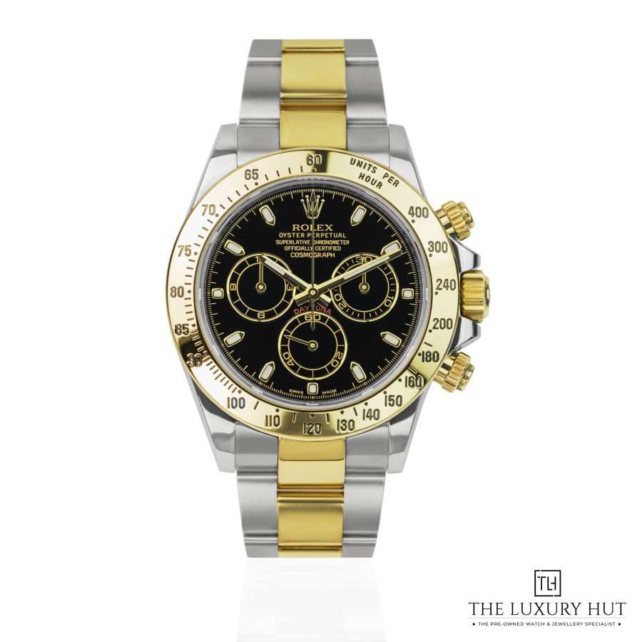 Rolex Daytona Bi Metal 40mm Black Dial 51285 a