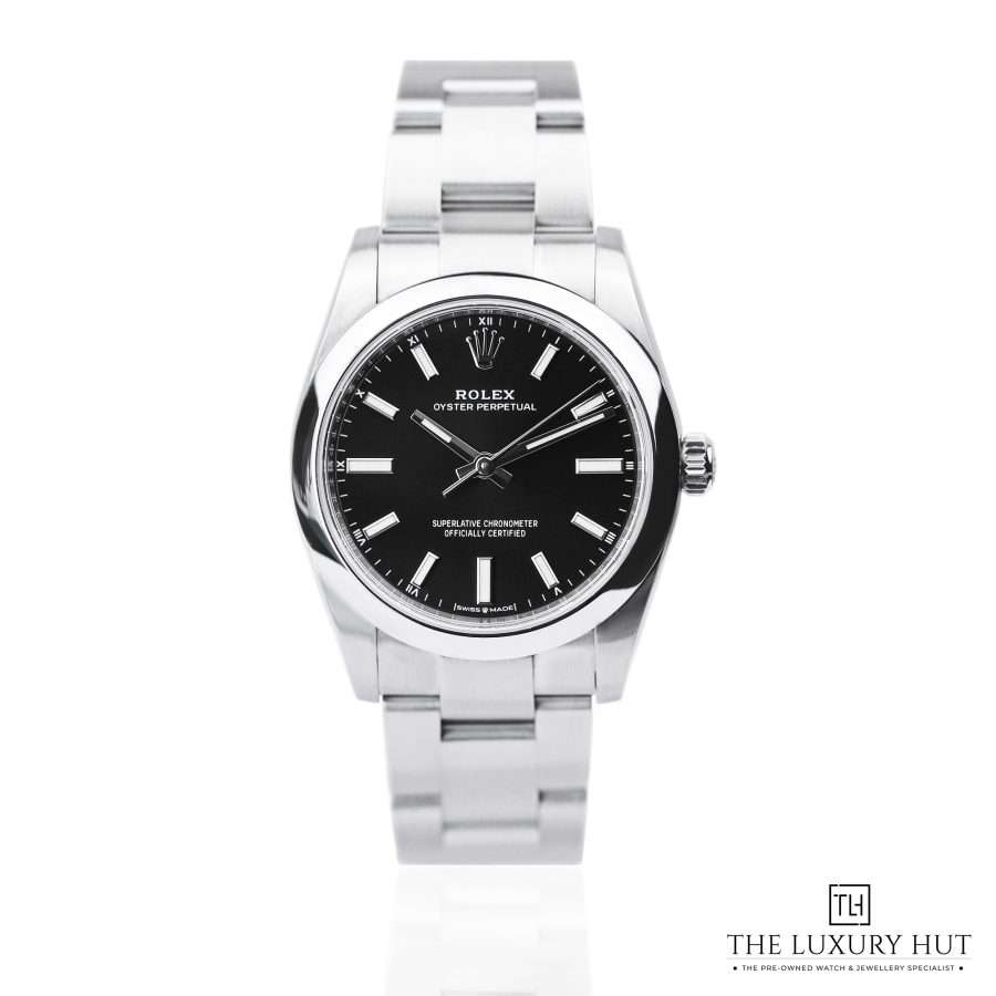 Rolex Oyster Perpetual 34mm Black Dial 51319a