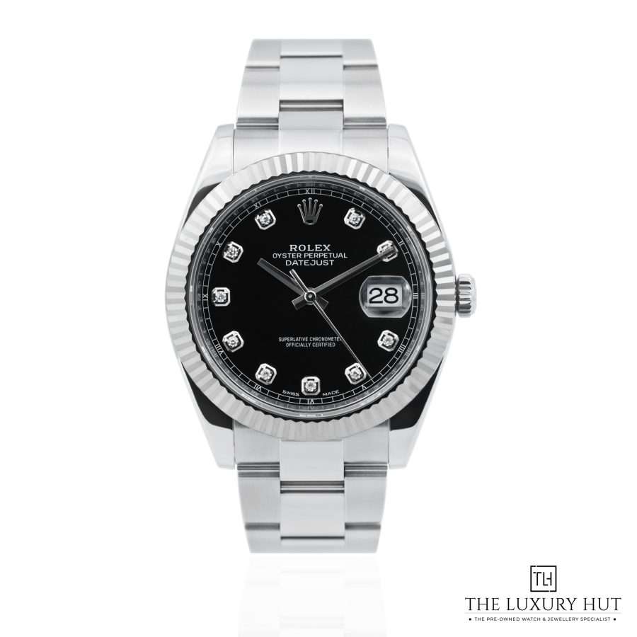 Rolex Datejust 41 Black Diamond Dial LB453 a