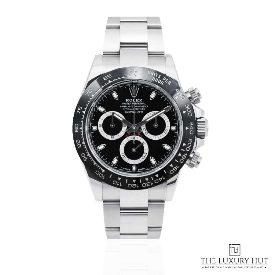 Rolex Daytona Steel 40mm Black Dial 51529 aa1
