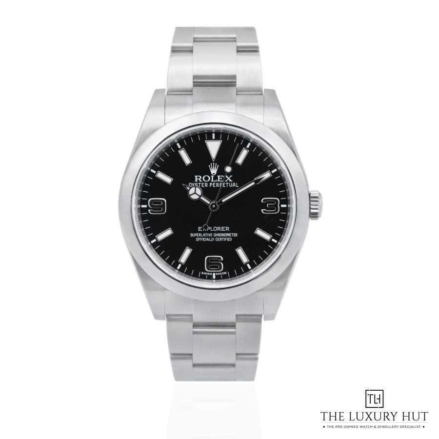 Rolex Explorer Steel 39 Black Dial LB503 a