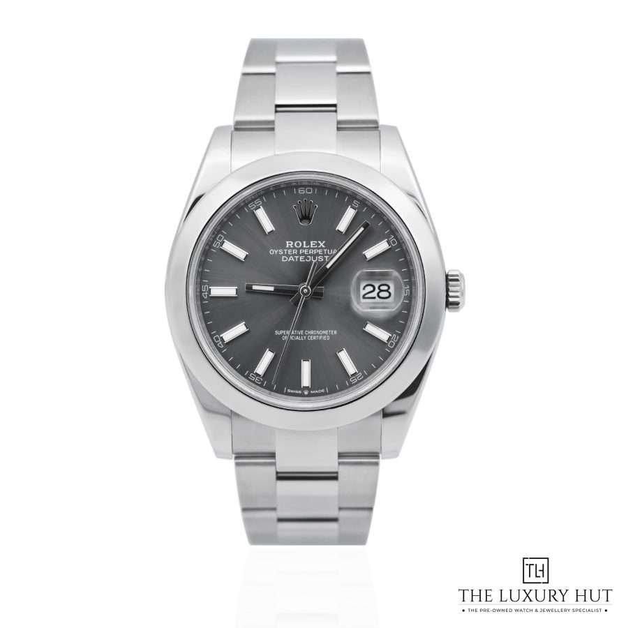 Rolex Datejust 41mm Steel Slate Dial 51687 a