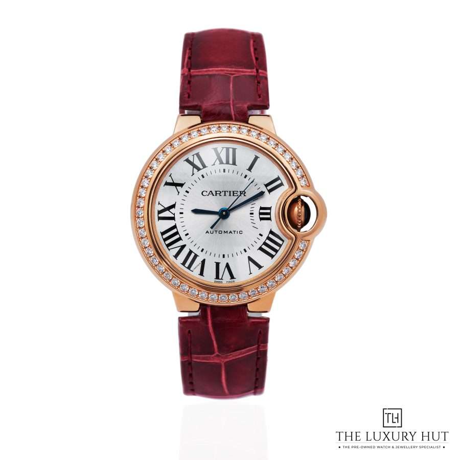 Cartier Ballon Bleu Rose Gold 33 Silver LB640 a