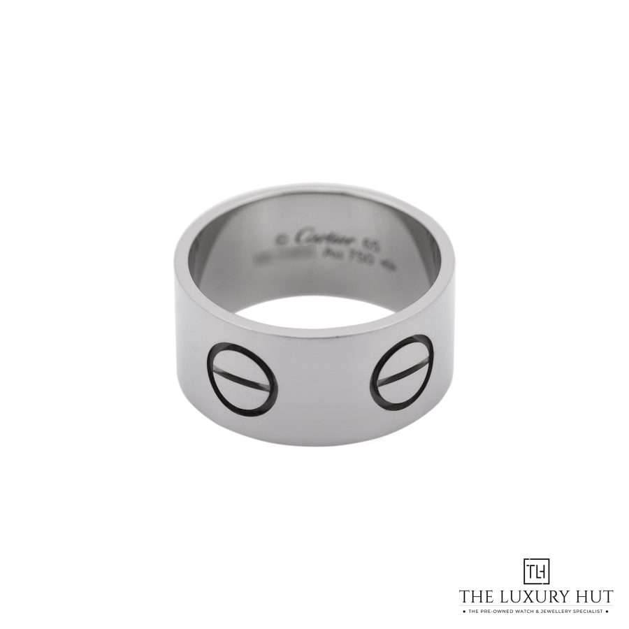 Cartier White Gold Large Wide Ring 51919 a