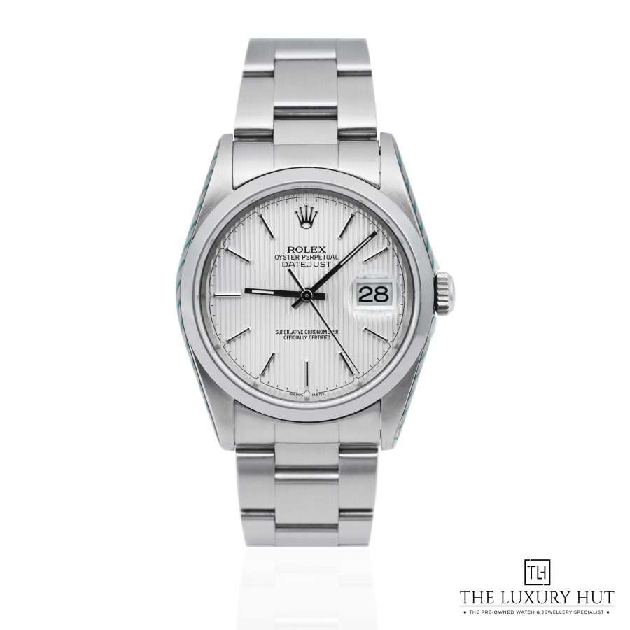 Rolex Datejust 36 Steel Silver Tapestry 51906 a