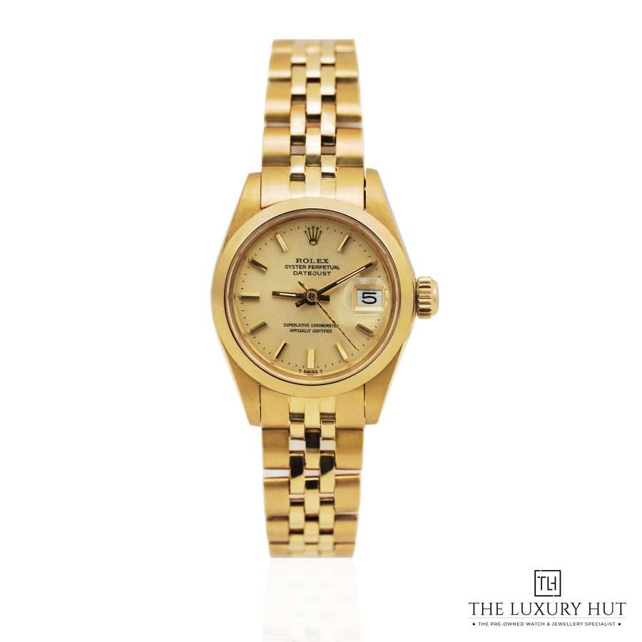 Rolex Lady Datejust Yellow Gold Vintage LB588 a