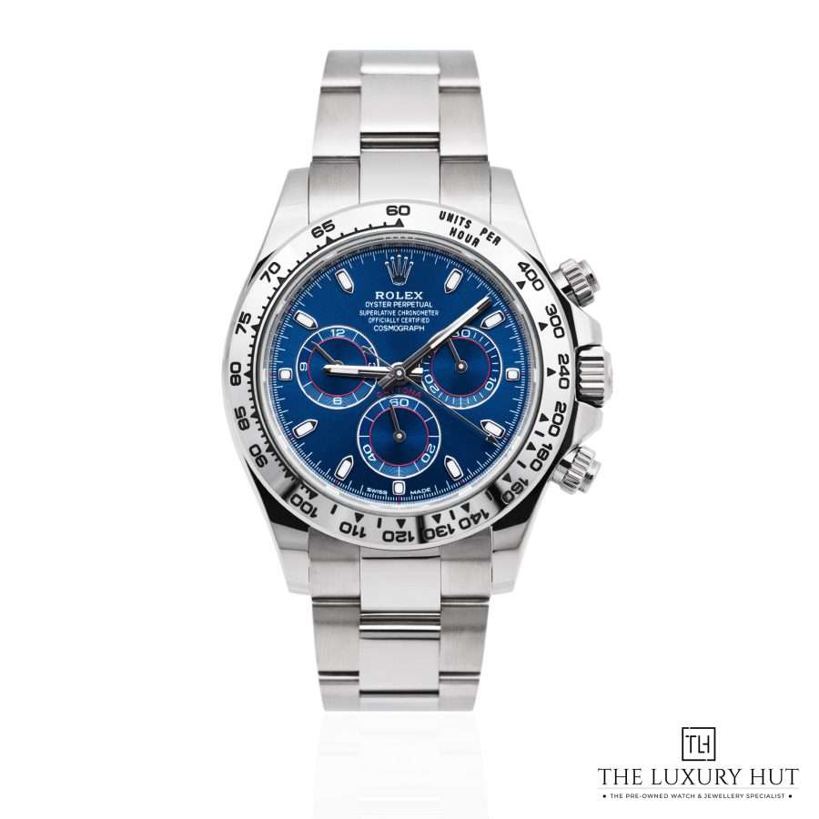 Rolex Daytona White Gold 40mm Blue 51924 a