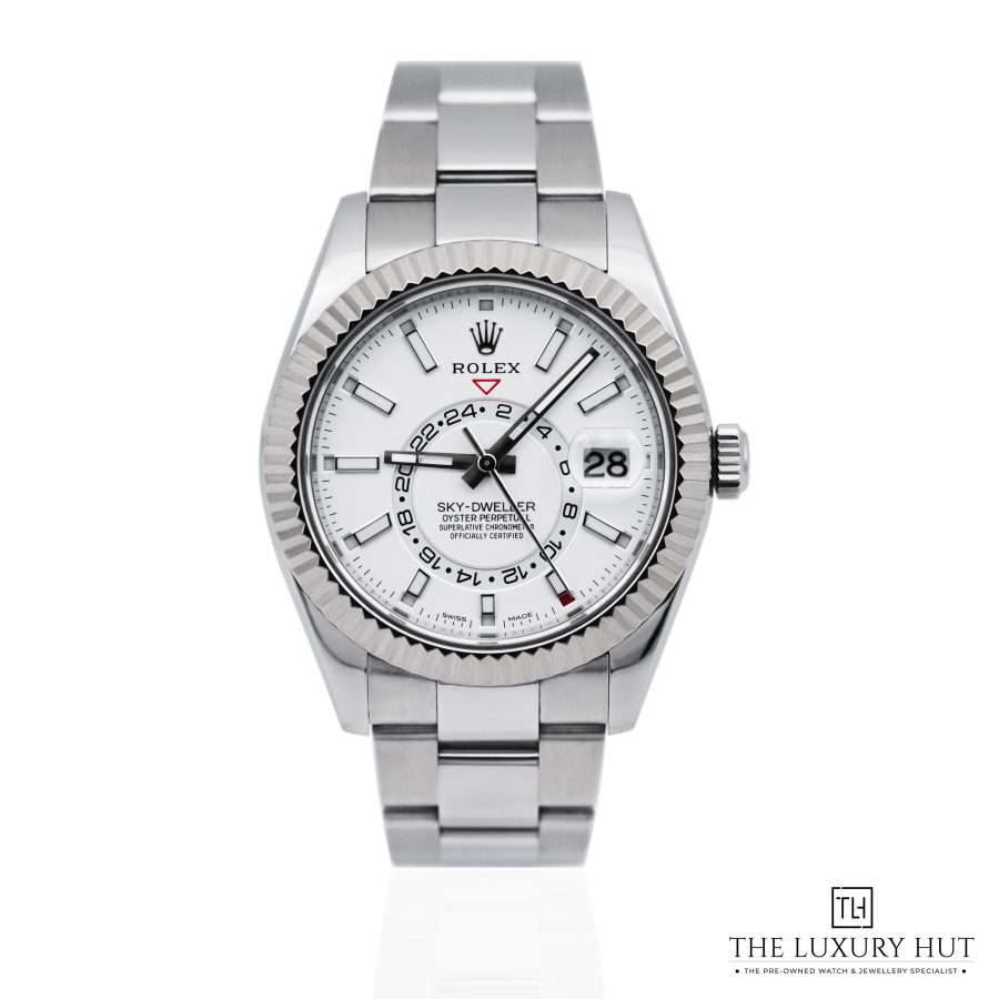 Rolex Sky Dweller Steel 42mm White Dial 51915 a