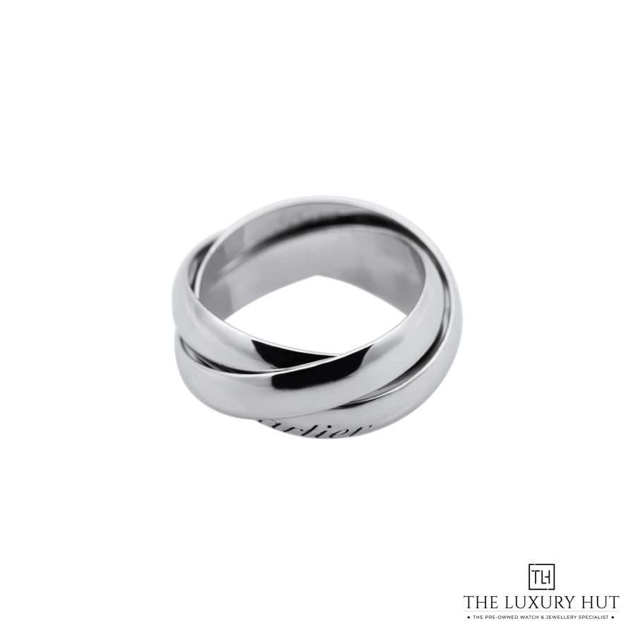 Cartier 18ct White Gold Trinity Ring 52081 a