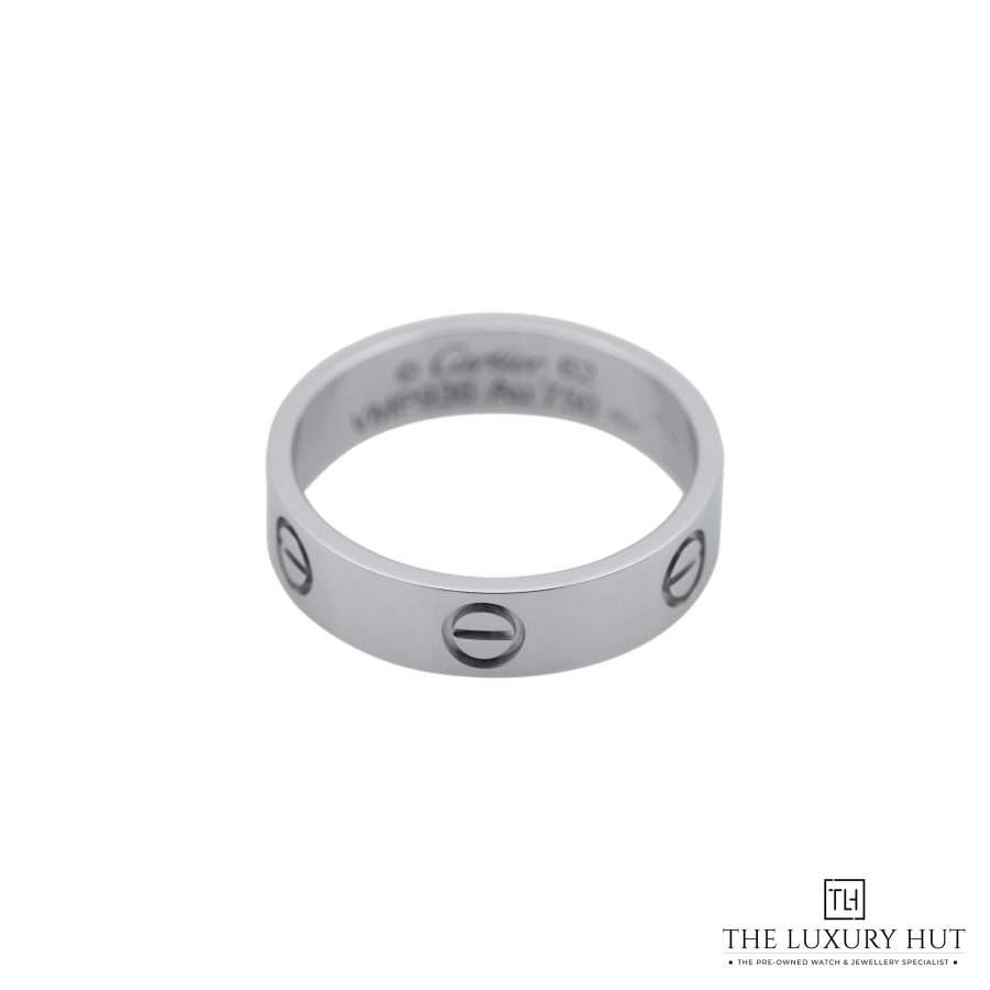 Cartier White Gold Love Ring Small 62 52045 a