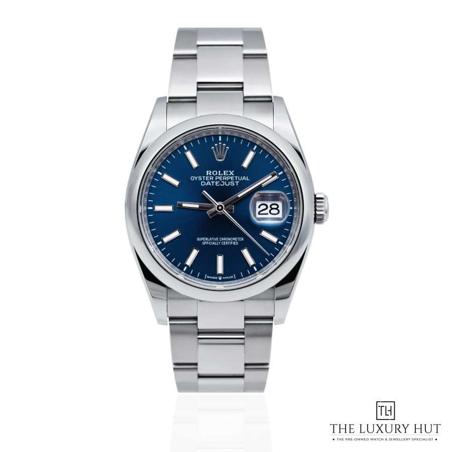Rolex Datejust 36mm Steel Blue Dial 52028 a