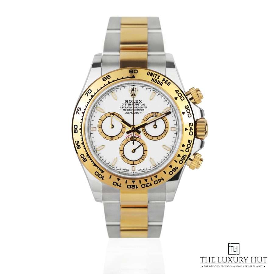 Rolex Daytona Bi Metal  40mm White Dial 52066 a
