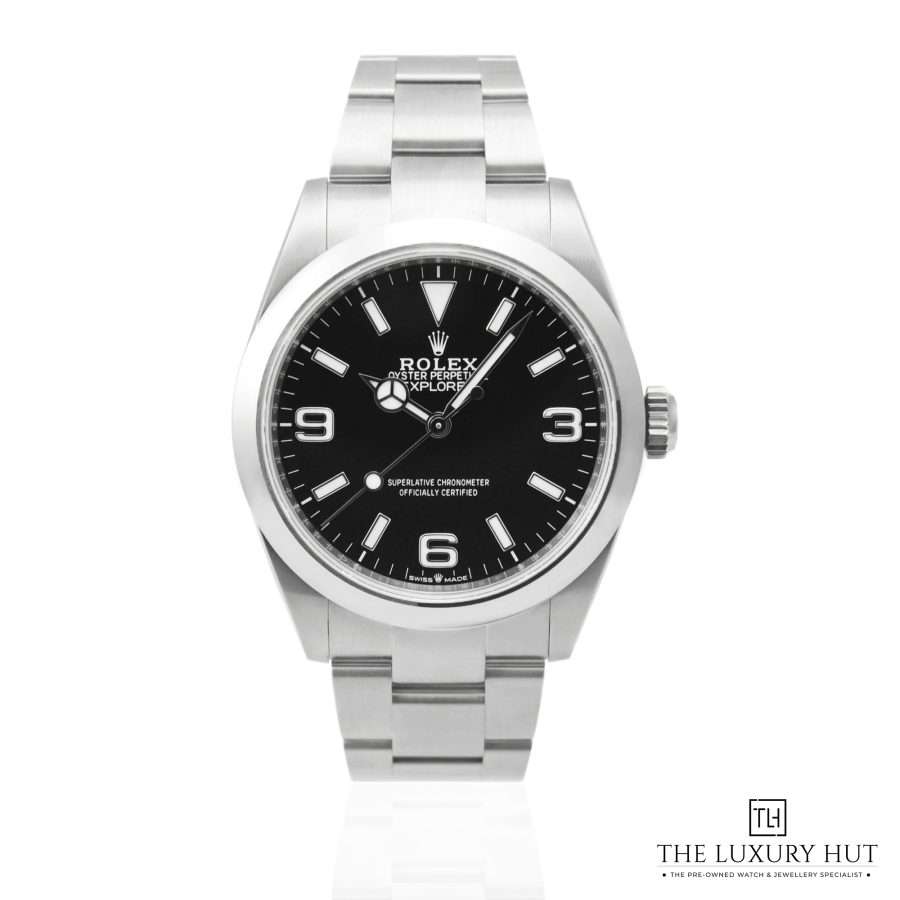 Rolex Explorer Steel 40mm Black Dial 52074 a
