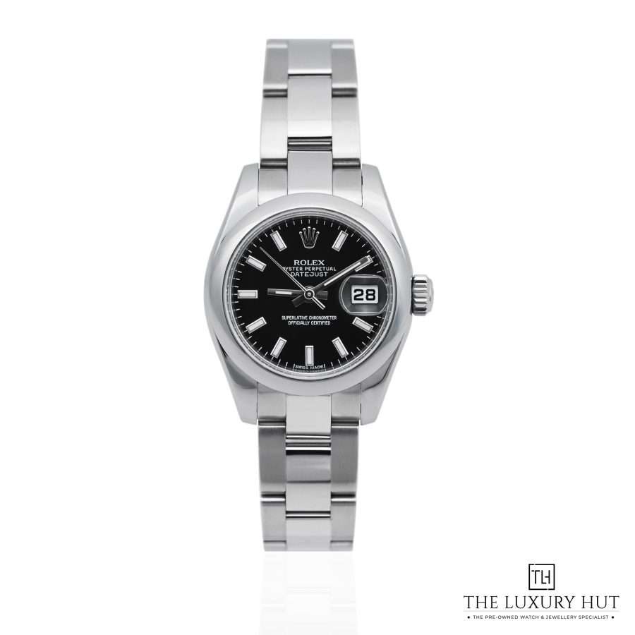 Rolex Lady Datejust Steel 26mm Black 52023 a