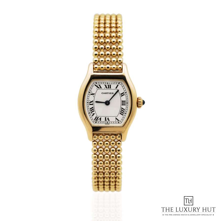 Cartier Tortue 18ct Yellow Gold Silver 52197 a