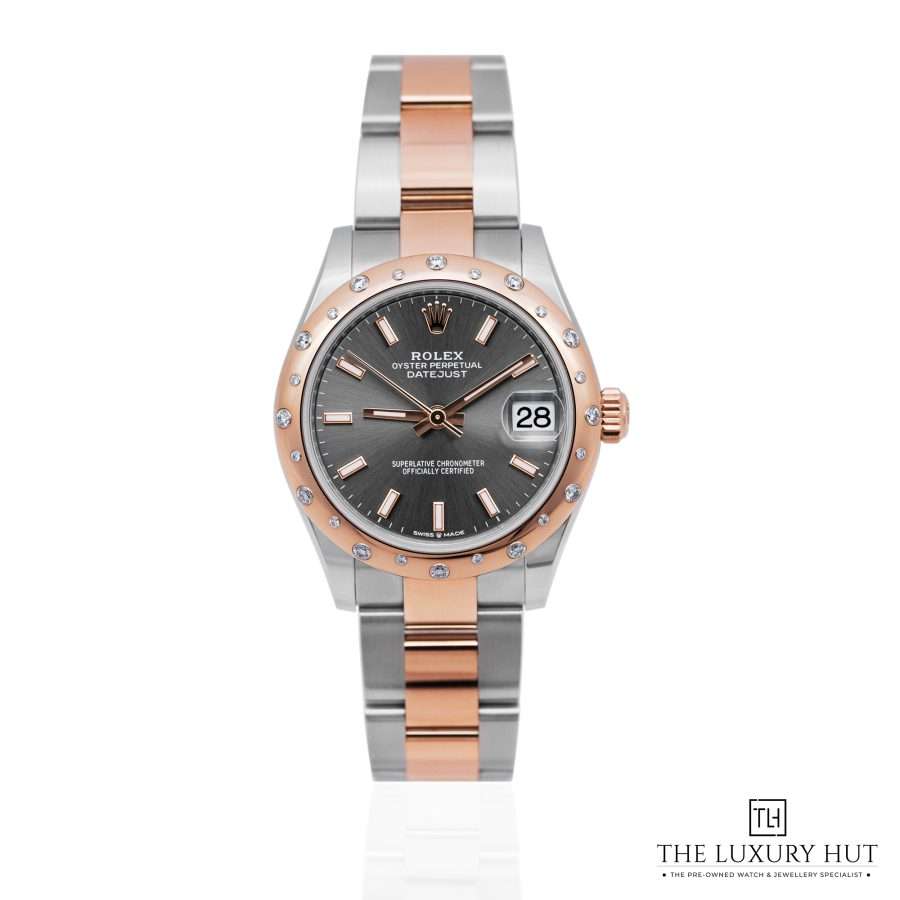 Rolex Datejust 31mm Bi Metal Slate Dial 52193 a