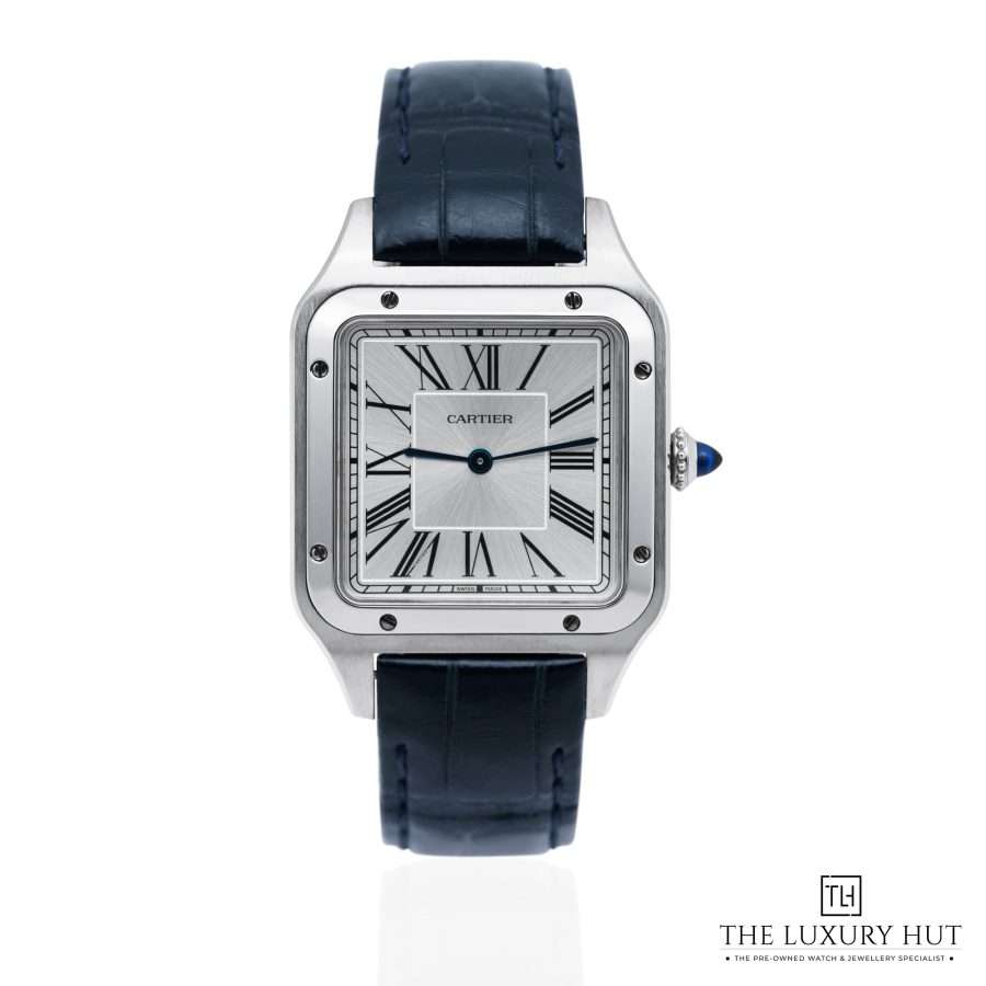 Cartier Santos Dumont Steel Silver Dial 52308 a