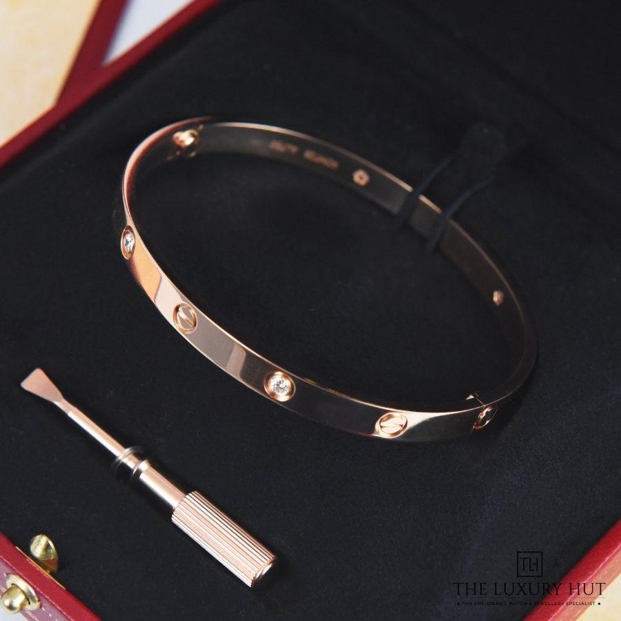 Cartier Rose Diamond Bangle 42671 d 2