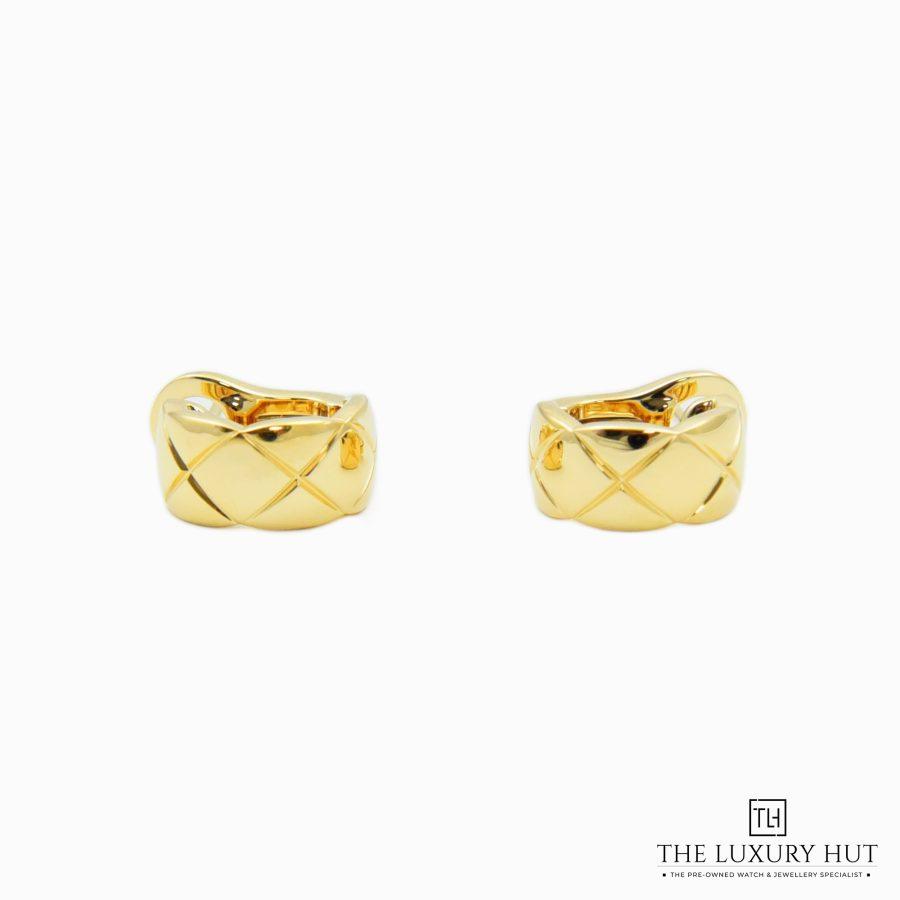 Chanel Gold Coco Earrings 43692 a