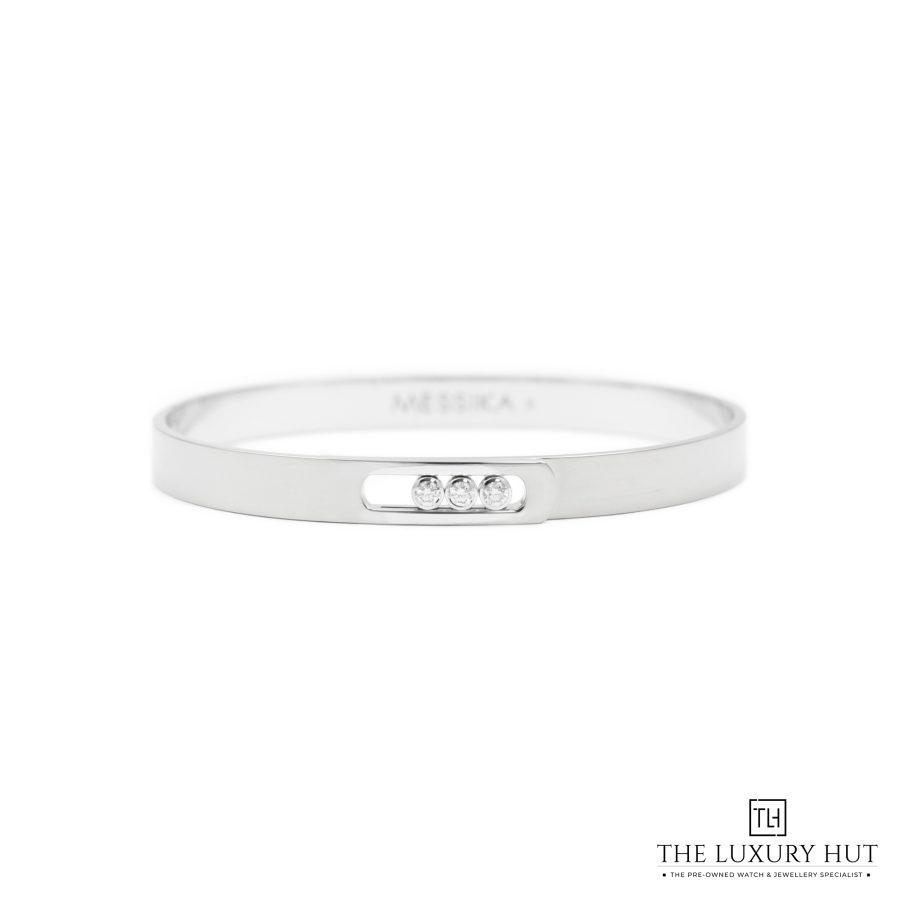 Messika White Noa Bangle 50076 a