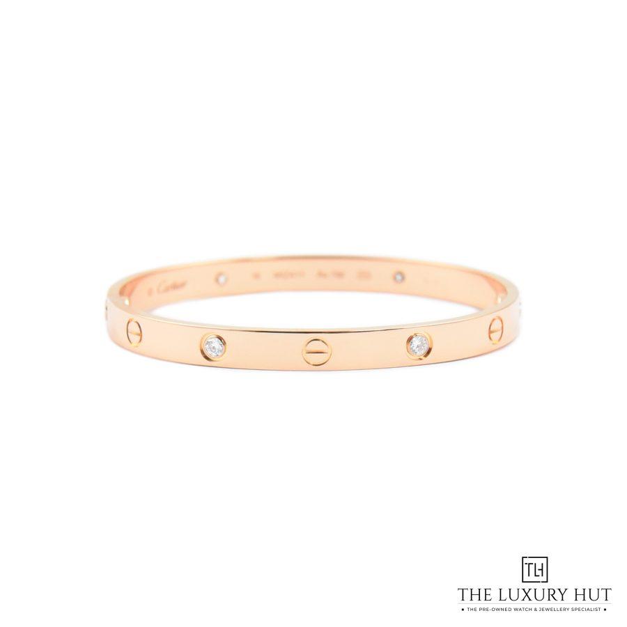 Cartier Love Bangle Rose 4Dia 50564 a