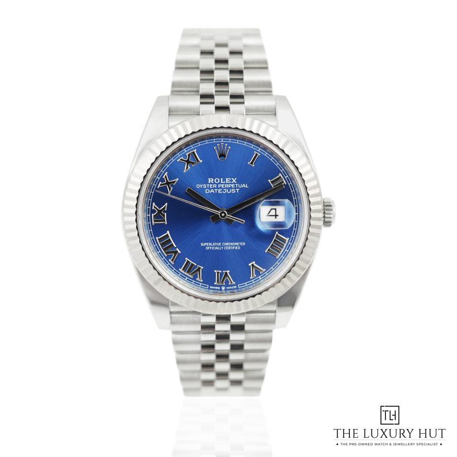 Rolex Datejust 41 Azzurro Blue Dial LB242 a