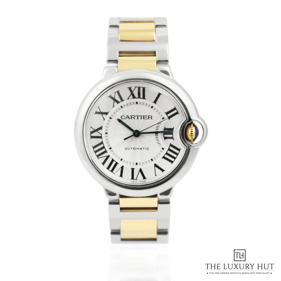 Cartier Ballon Bleu Bi Metal Silver 50853 a