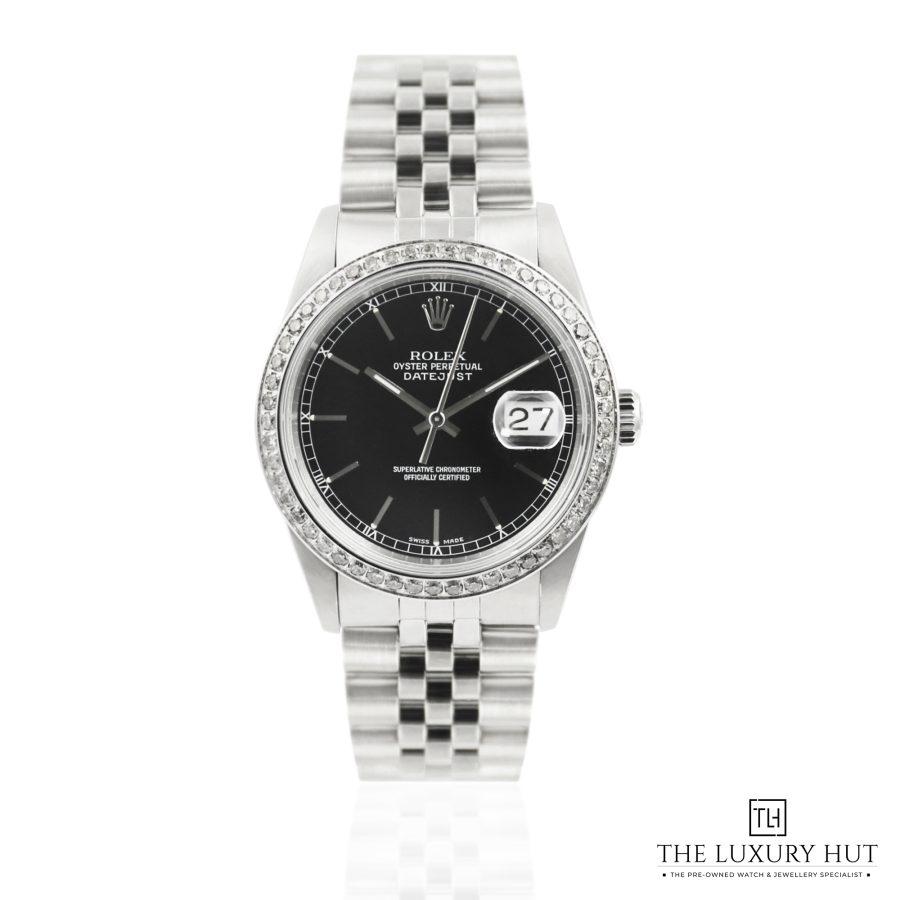 Rolex Datejust 36  Steel Black Dial LB292 a