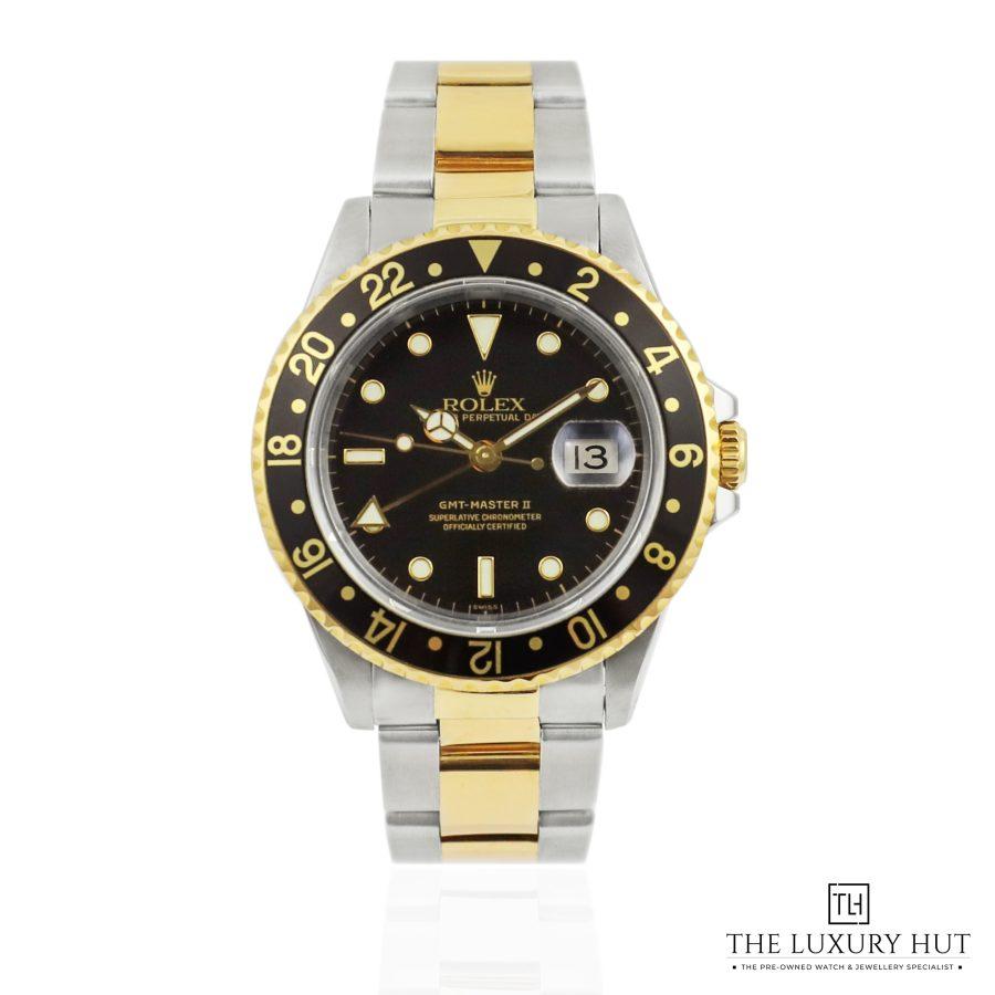 Rolex GMT Master II Bi Metal Black 50945 a